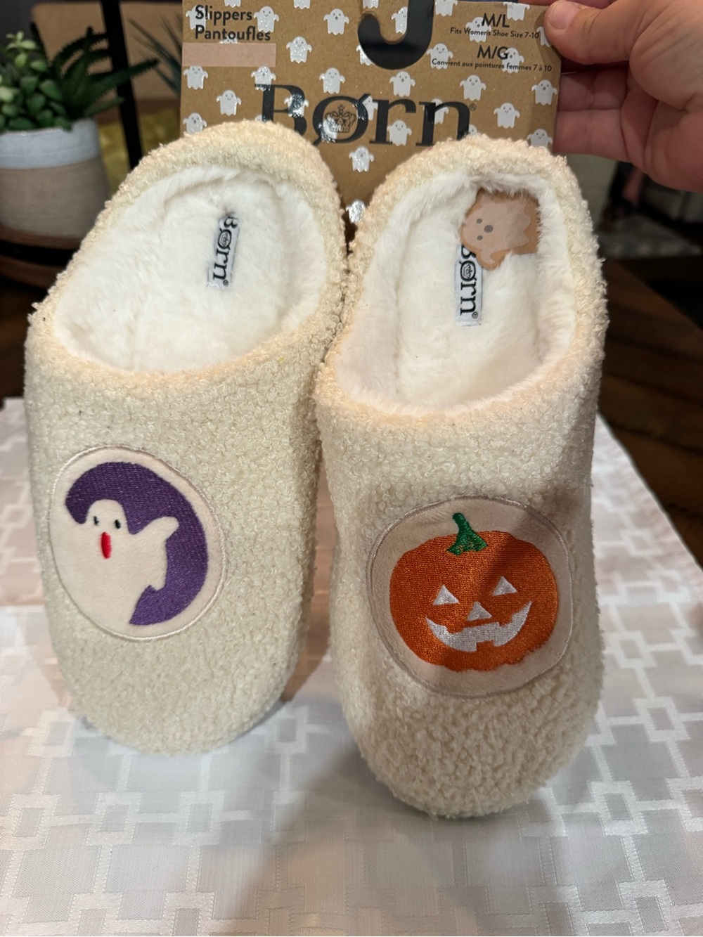 Børn Halloween Fuzzy Slippers